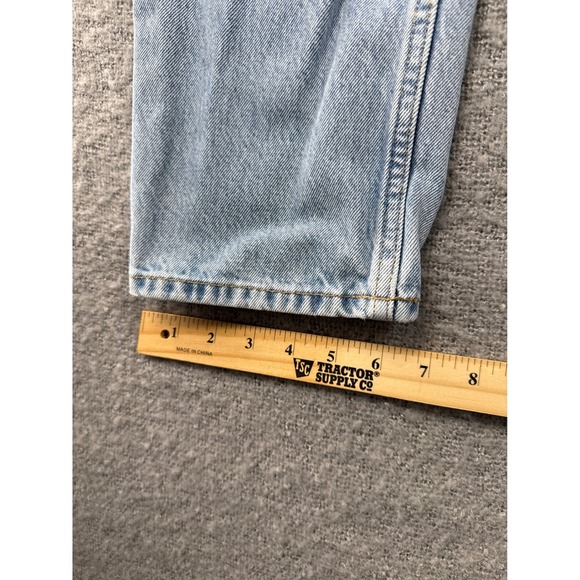 RE/DONE High Rise Stove Pipe Jeans Light Wash Straight Button Fly Jeans Size 27 - Picture 8 of 13